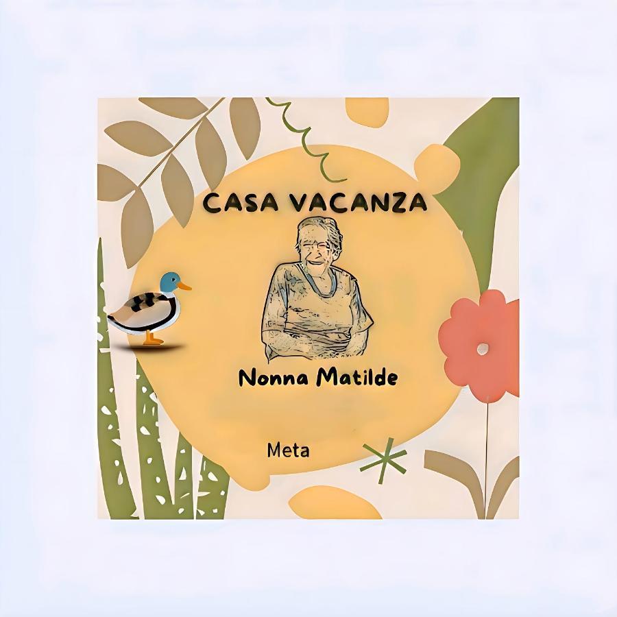 Casa Vacanza "Nonna Matilde" A Meta Di Sorrento, 600Mt Dal Mare, Casa Per 4 المظهر الخارجي الصورة